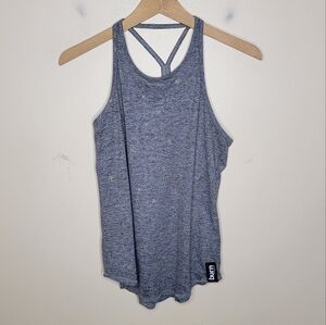 Burn Boot Camp | Gray Gold Star Strappy Tank Top Size Small